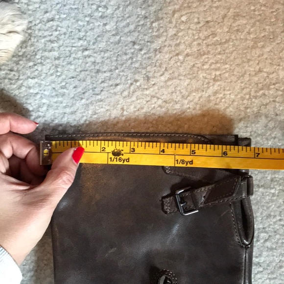 Leather moto boots - Picture 7 of 8